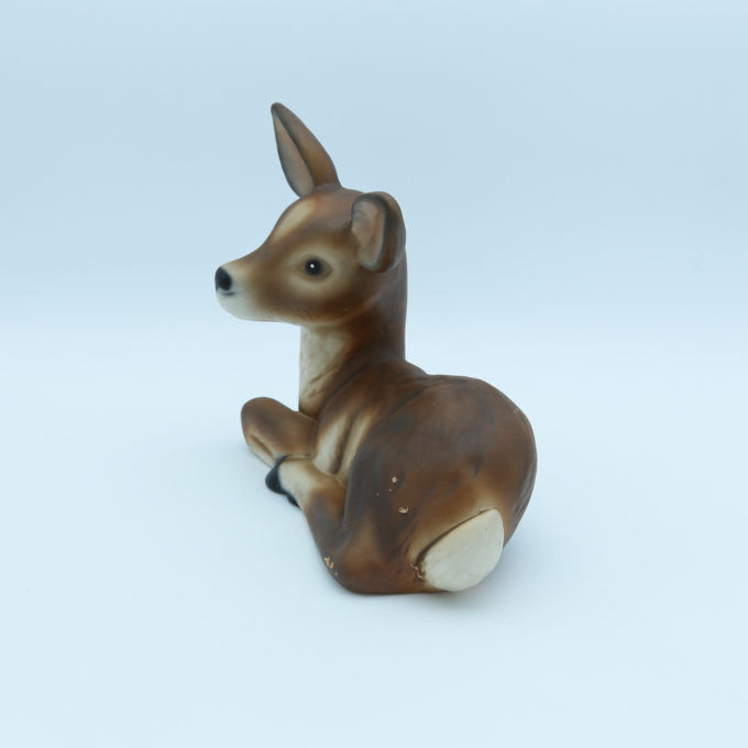 nagumuiste retro vintage kodusisustus dekoratsioon keraamiline kips kuju loom kitsetall kitseke bambi